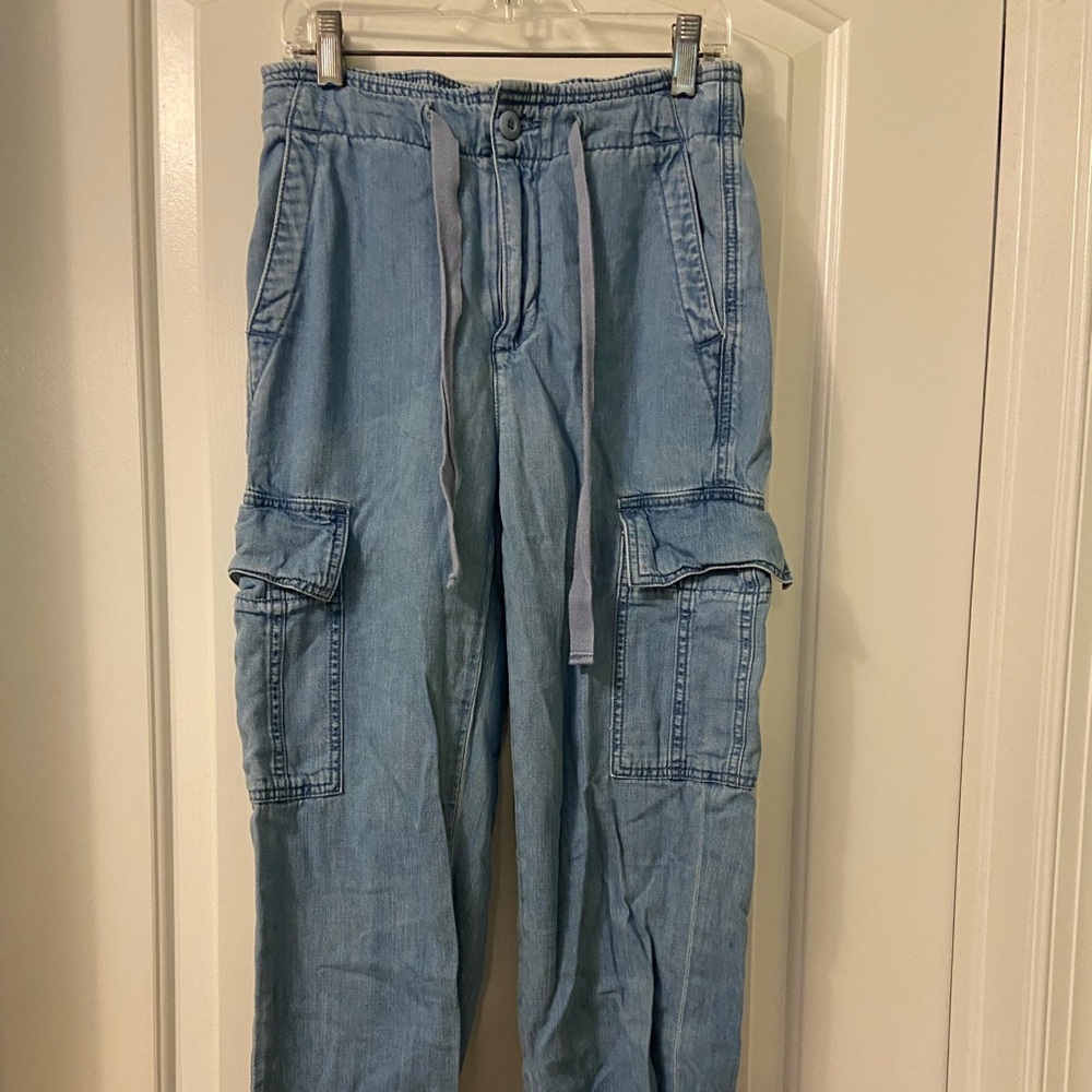 American Eagle Outfitters Light Blue Cargo Pants